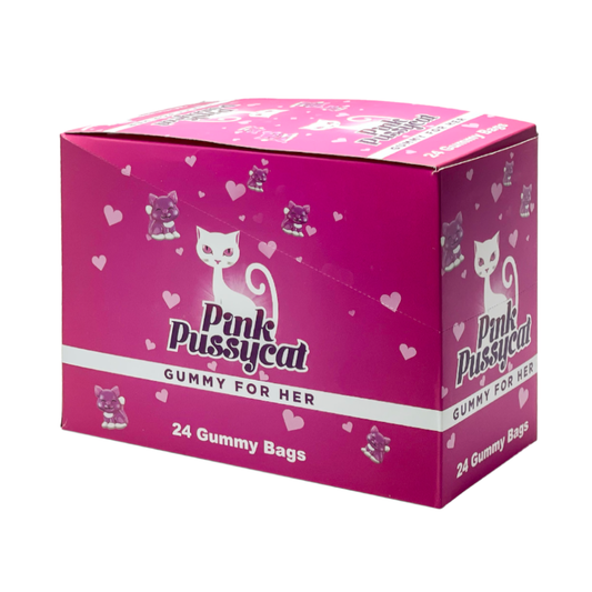 Pink Pussycat - Enhancer - Gummies - Grape - 24ct