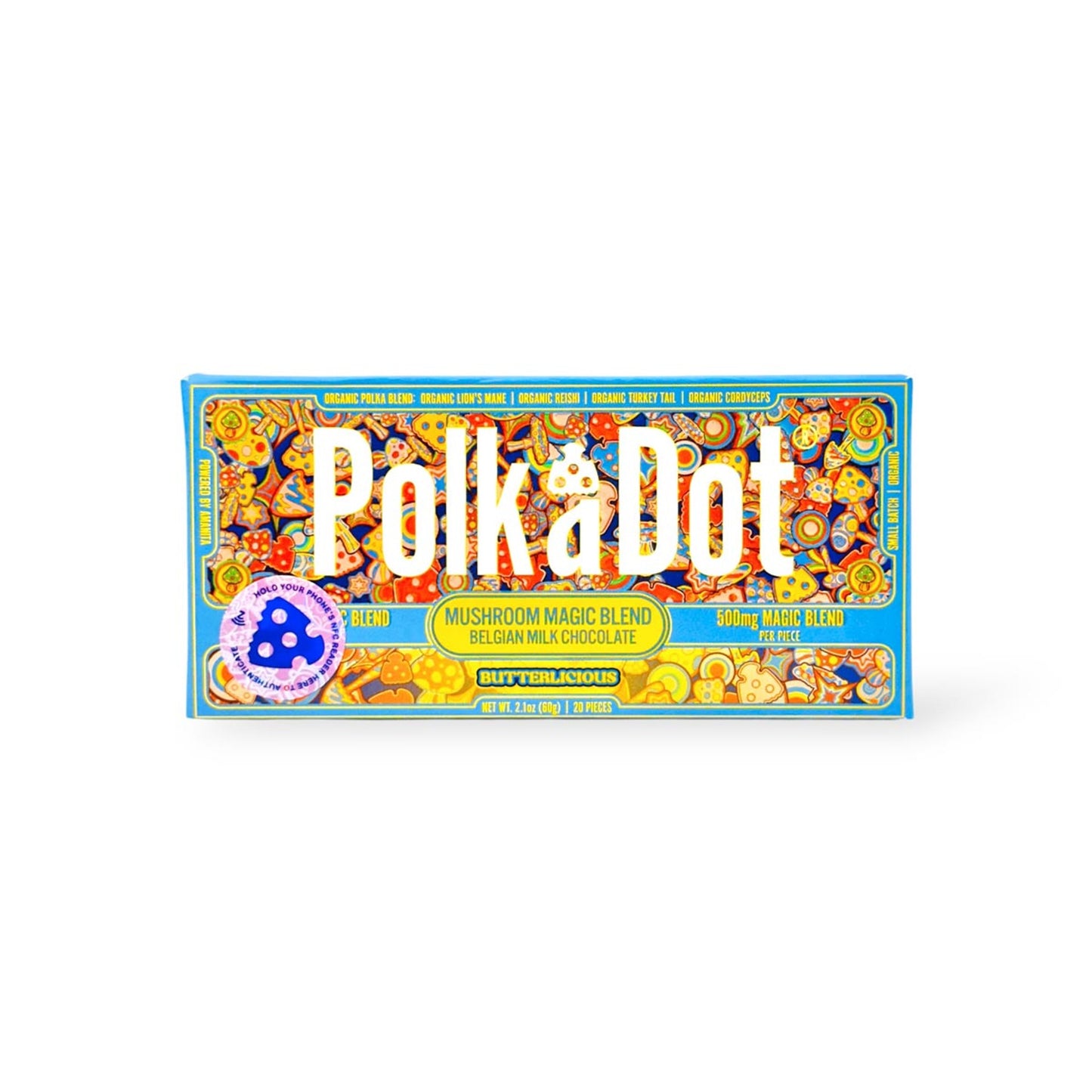 Polkadot - Mushroom Chocolate - 60g - 10ct