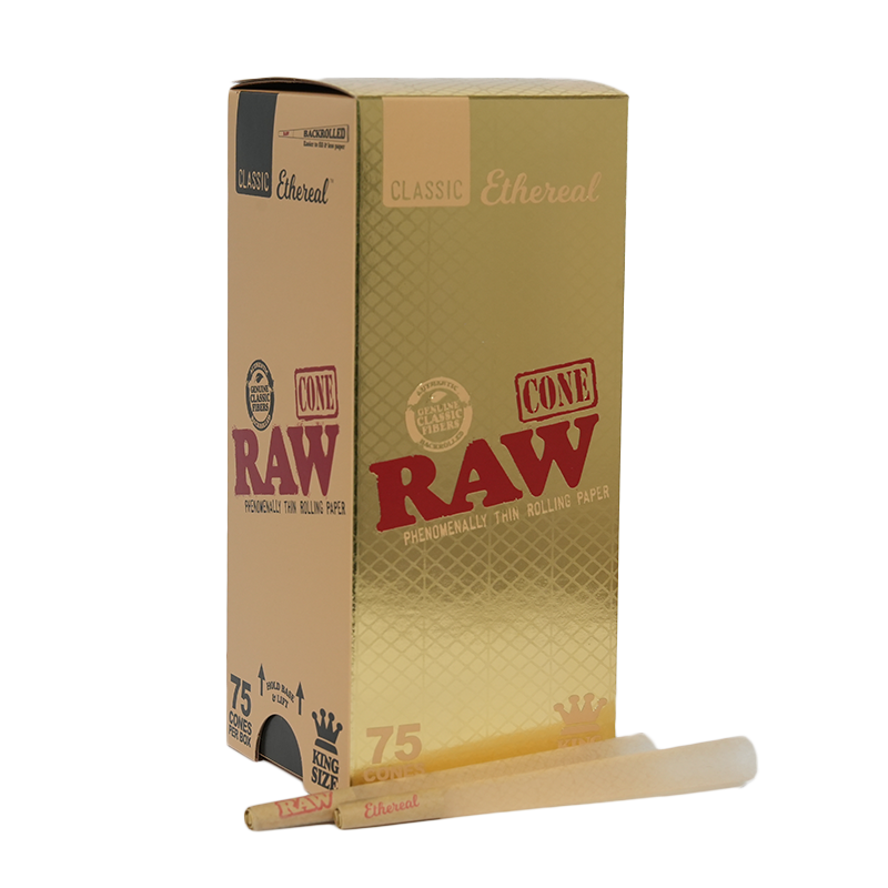 Raw - Ethereal Cones - 75ct - Assorted Sizes