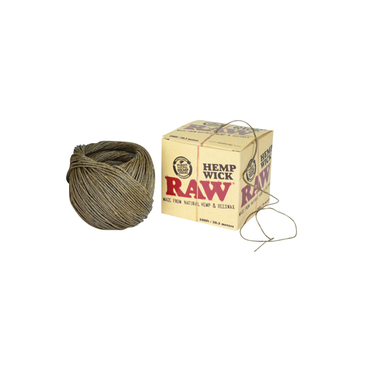 Raw Hempwick Ball - 250ft, 100ft, 10ft - 40ct