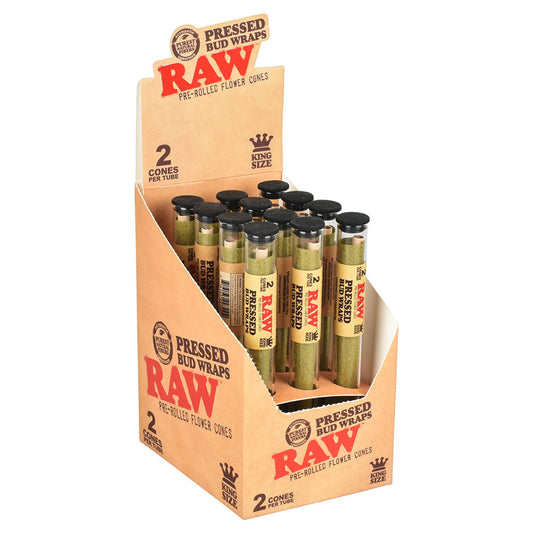 Raw - Bud Wrap Cones - King - 2pk - 12ct