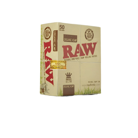 Raw - Papers - Organic Hemp - King Slim - 32pk - 50ct