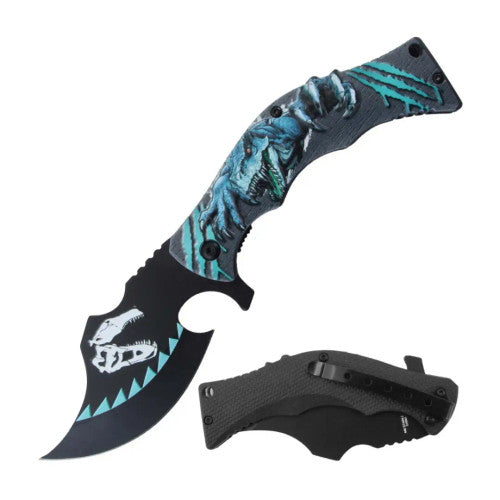 Razor Tactical - Premium Flip Knife - RT-7384BL