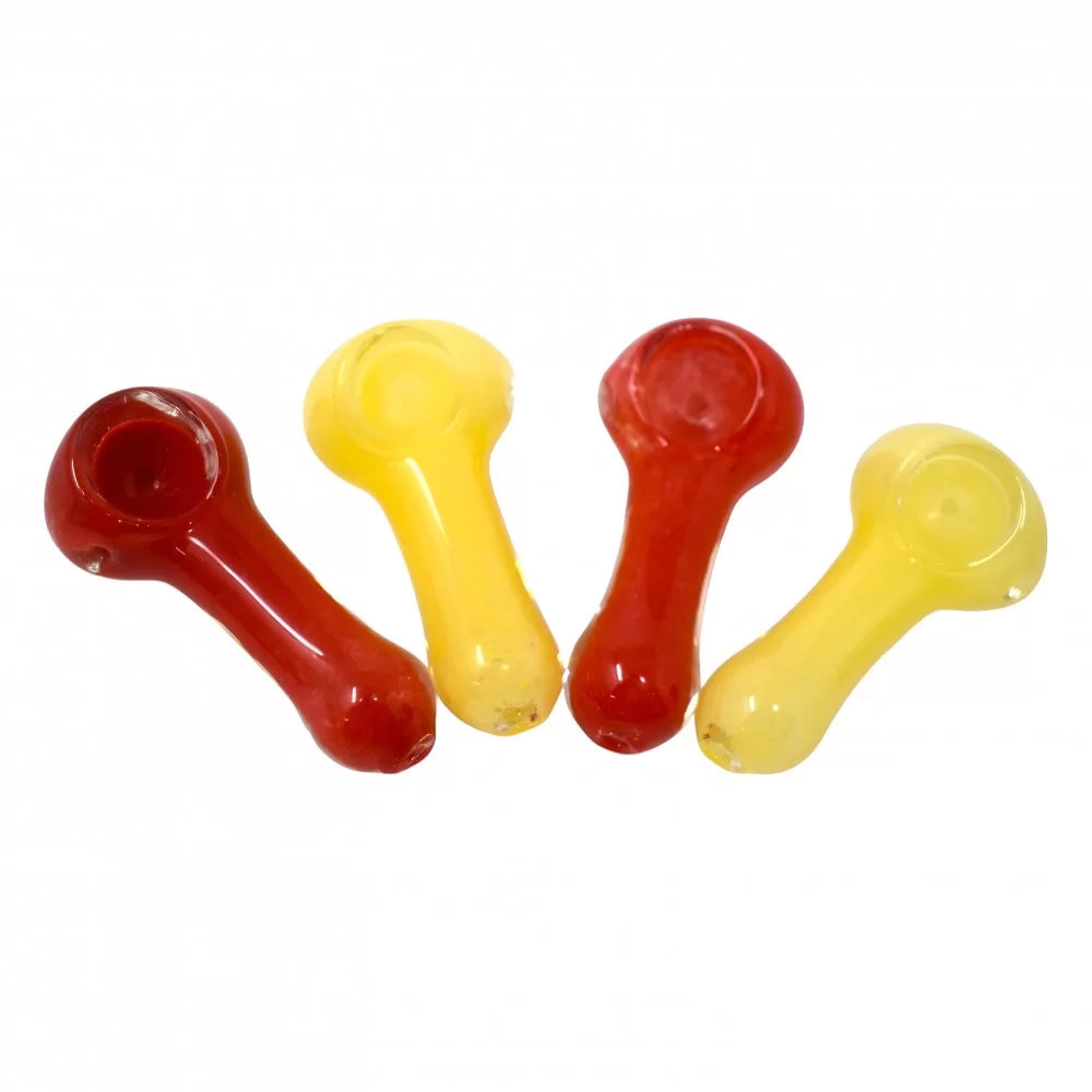 Hand Pipe - 2.5" Frit Art Mini - 4ct*