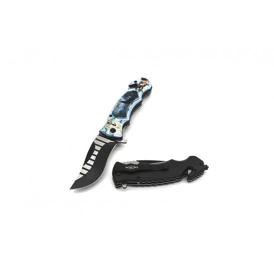 Razor Tactical - Flip Knife - Blue Wolf