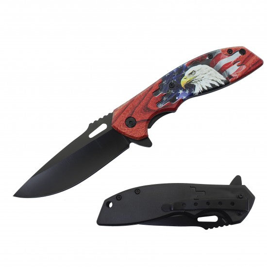 Razor Tactical - Flag Eagle Premium Flip Knife