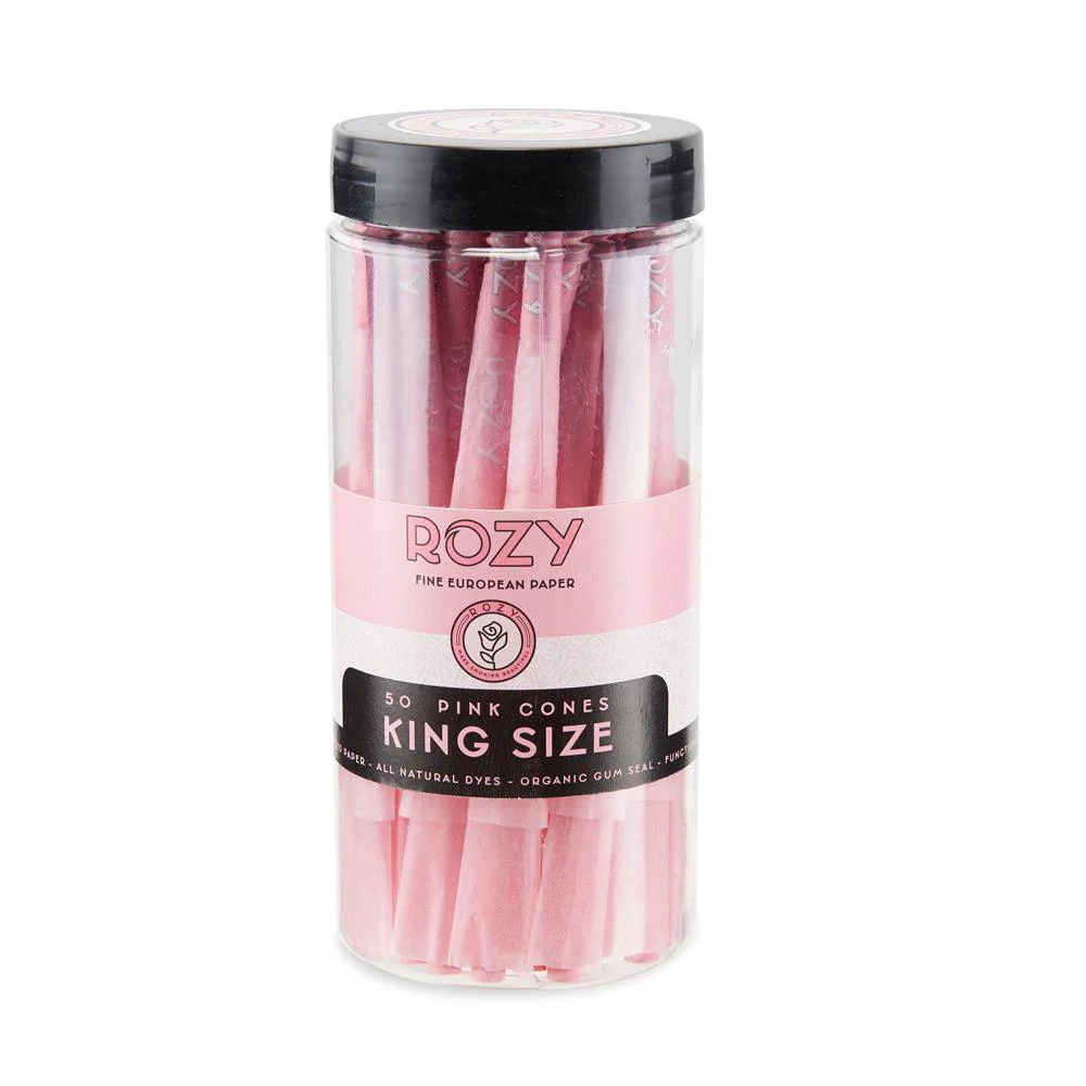 Rozy Pink Cones - King Size - 50ct