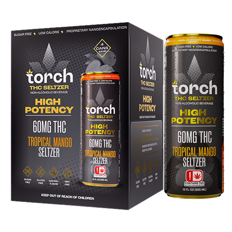 Torch - 60mg D9 Seltzer - 12oz - 4ct
