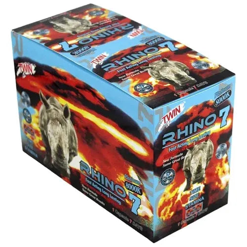Rhino 7 - Enhancer - Platinum 8000K Caps - 2pk - 24ct