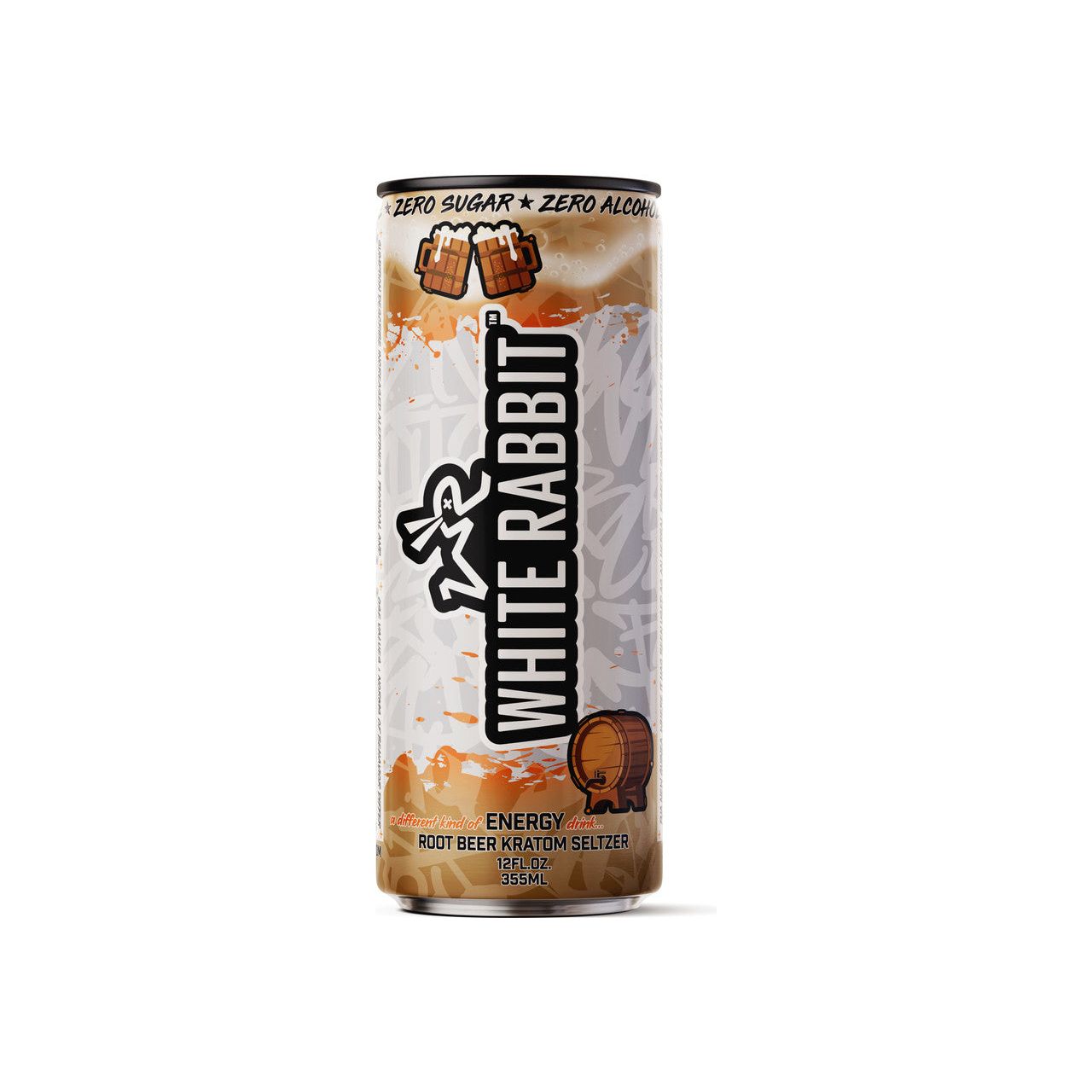 White Rabbit - Energy Kratom Seltzer - 12oz