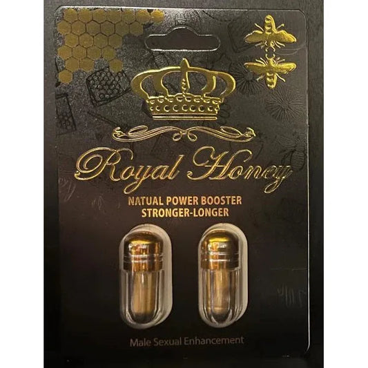 Royal Honey - Enhancer - Black 950mg  Caps - 2pk - 24ct