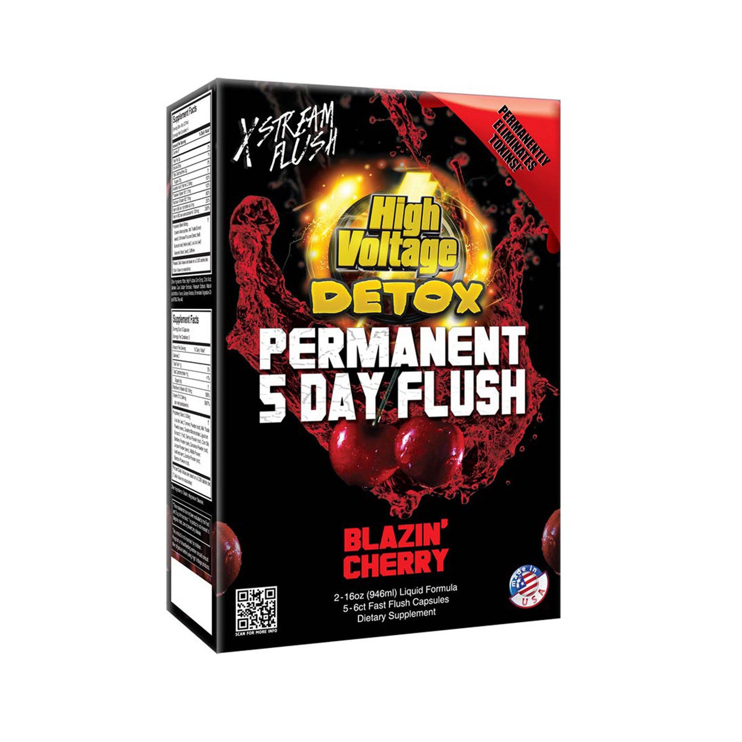 High Voltage Detox - Permanent 5 Day Flush - Acai Grape