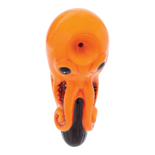 Wacky Bowlz - Ceramic Pipe - Fun Designs and Unique Shapes - 3.5" - Octopus