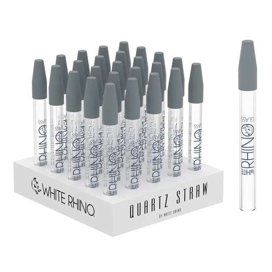 White Rhino - Quartz - Straw - 25ct Display