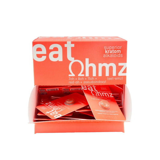 Ohmz Kratom - 7-OH Super Tabs - Red - 50mg - 1pk - 30ct +