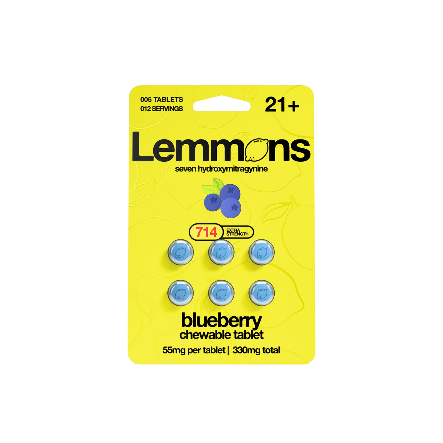 Lemmons - 55mg 7-OH Tabs - 6pk - 6ct