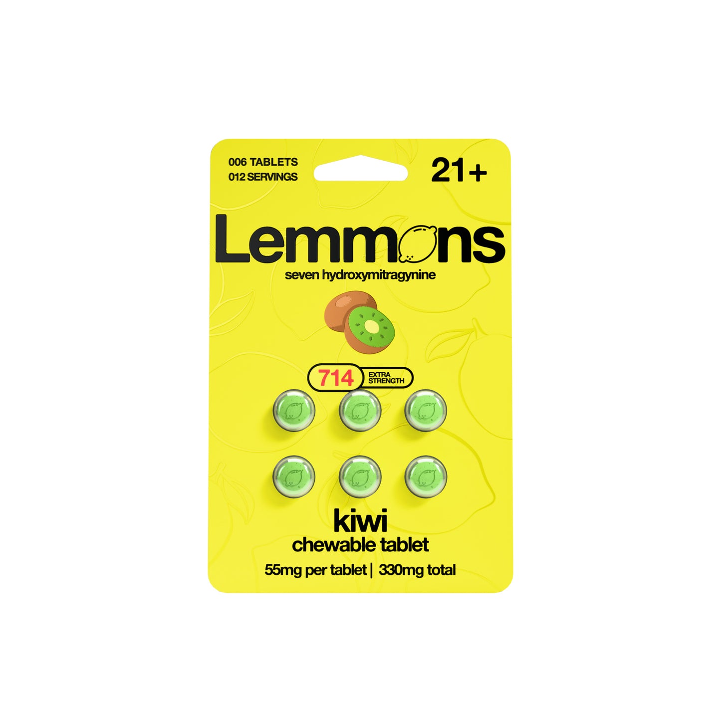 Lemmons - 55mg 7-OH Tabs - 6pk - 6ct