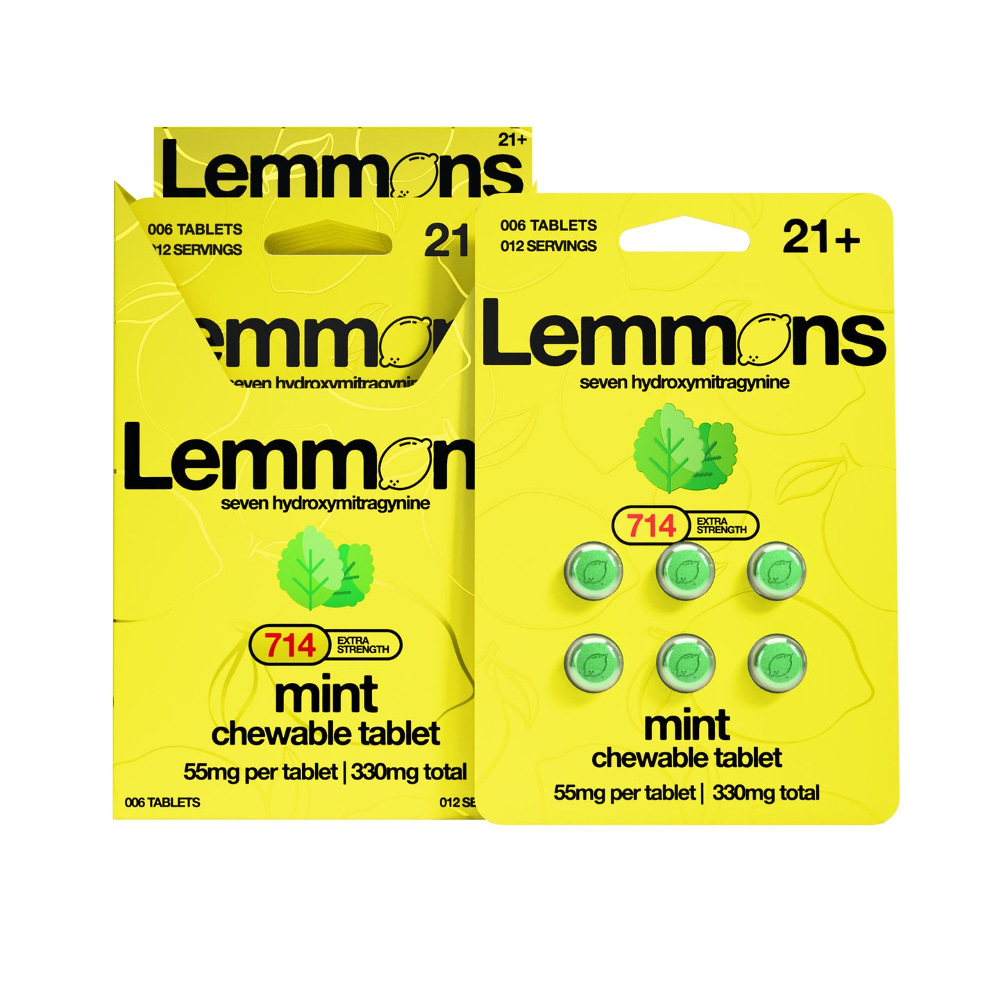 Lemmons - 55mg 7-OH Tabs - 6pk - 6ct