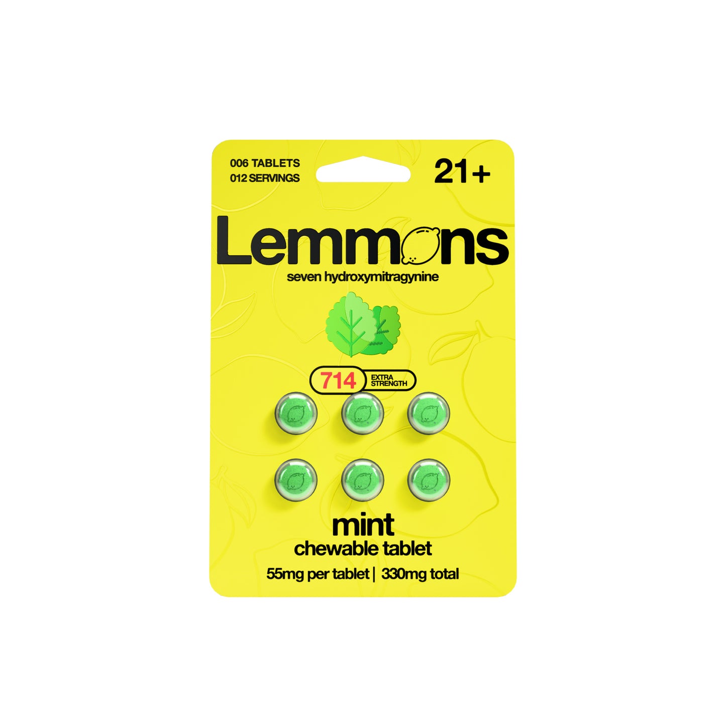 Lemmons - 55mg 7-OH Tabs - 6pk - 6ct