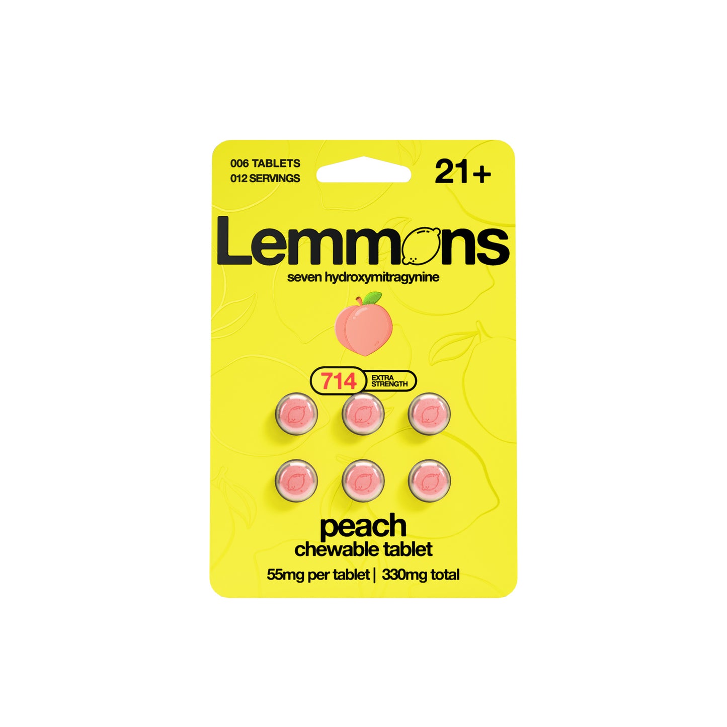 Lemmons - 55mg 7-OH Tabs - 6pk - 6ct