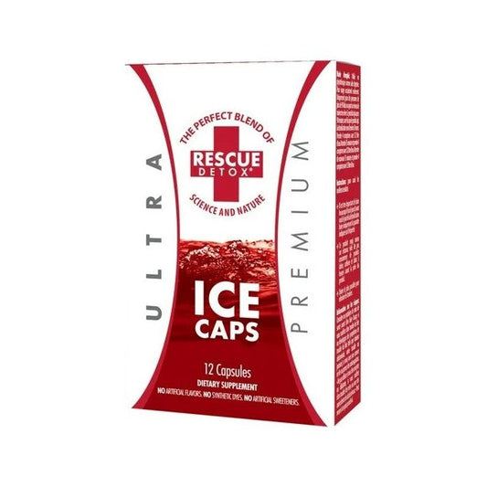 Rescue Detox - Ice Capsules - 12ct +