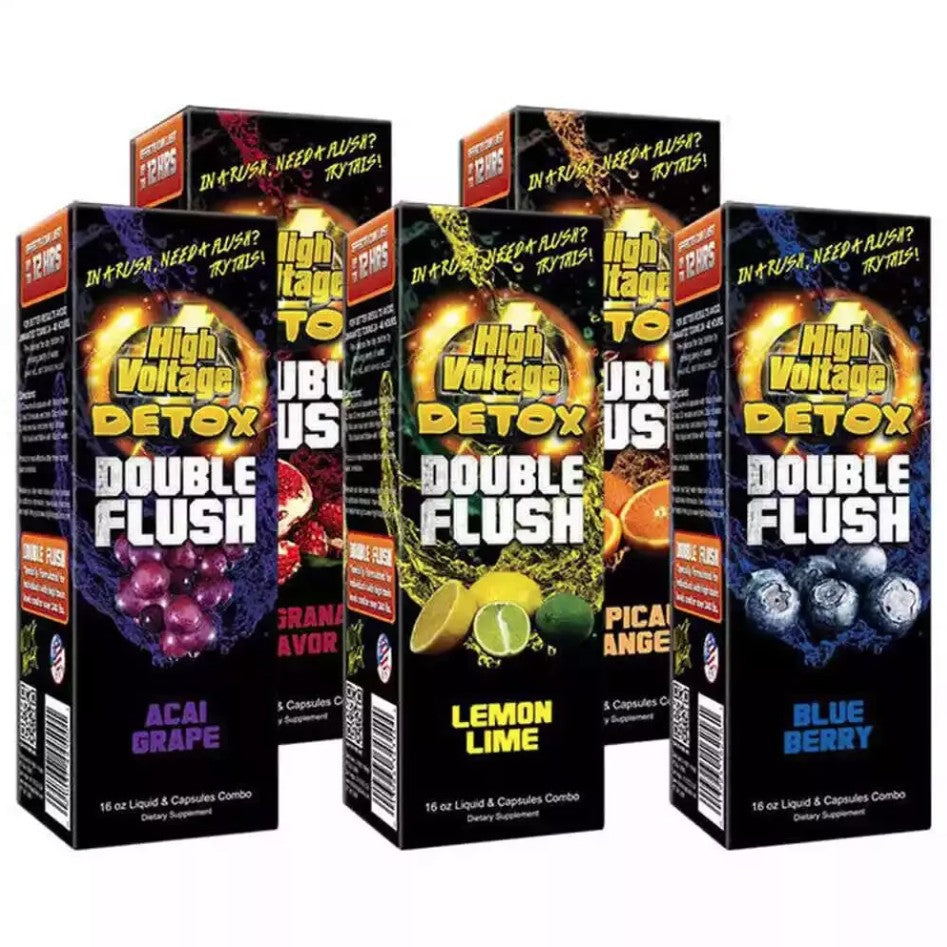 High Voltage Detox - Double Flush Capsule & Liquid Combo