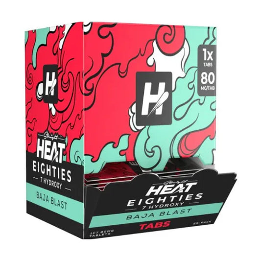 Straight Heat - 80mg 7-OH Tabs - 1pk - 25ct