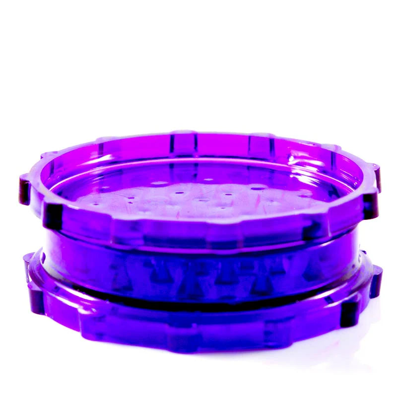 Grinders - 70mm - 2pc - Plastic Purple - 10ct
