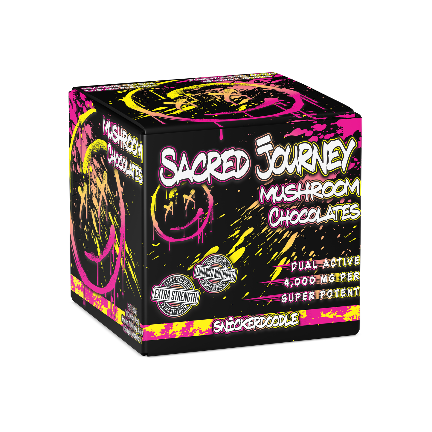 Sacred Journey Extra Strength Mushroom Chocolate Singles - 20ct