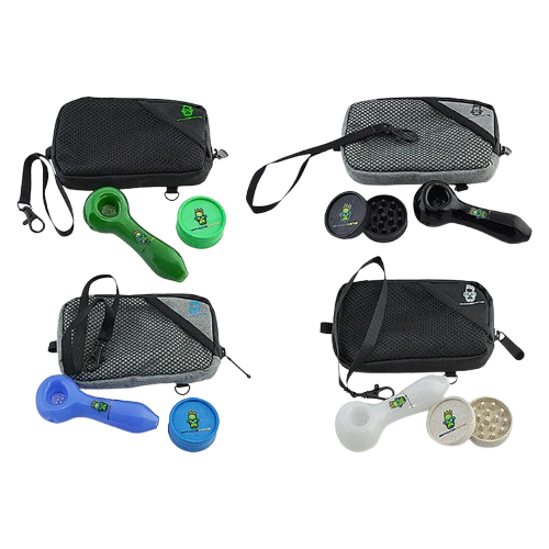 Space King Smell Proof Bag Smoking Kit - Assorted