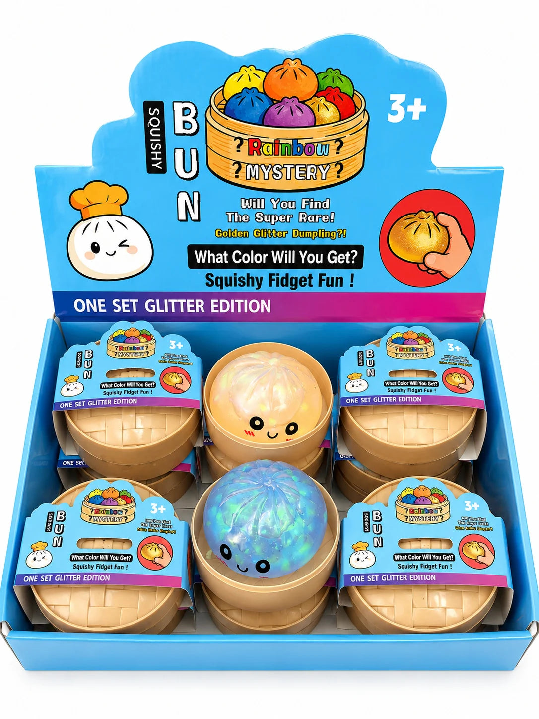 Squish Toy - 12ct - Dumpling LED