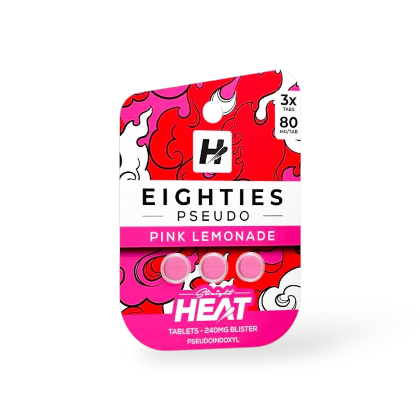 Straight Heat - 80mg Pseudo + 7-OH Tabs - 3pk - 10ct