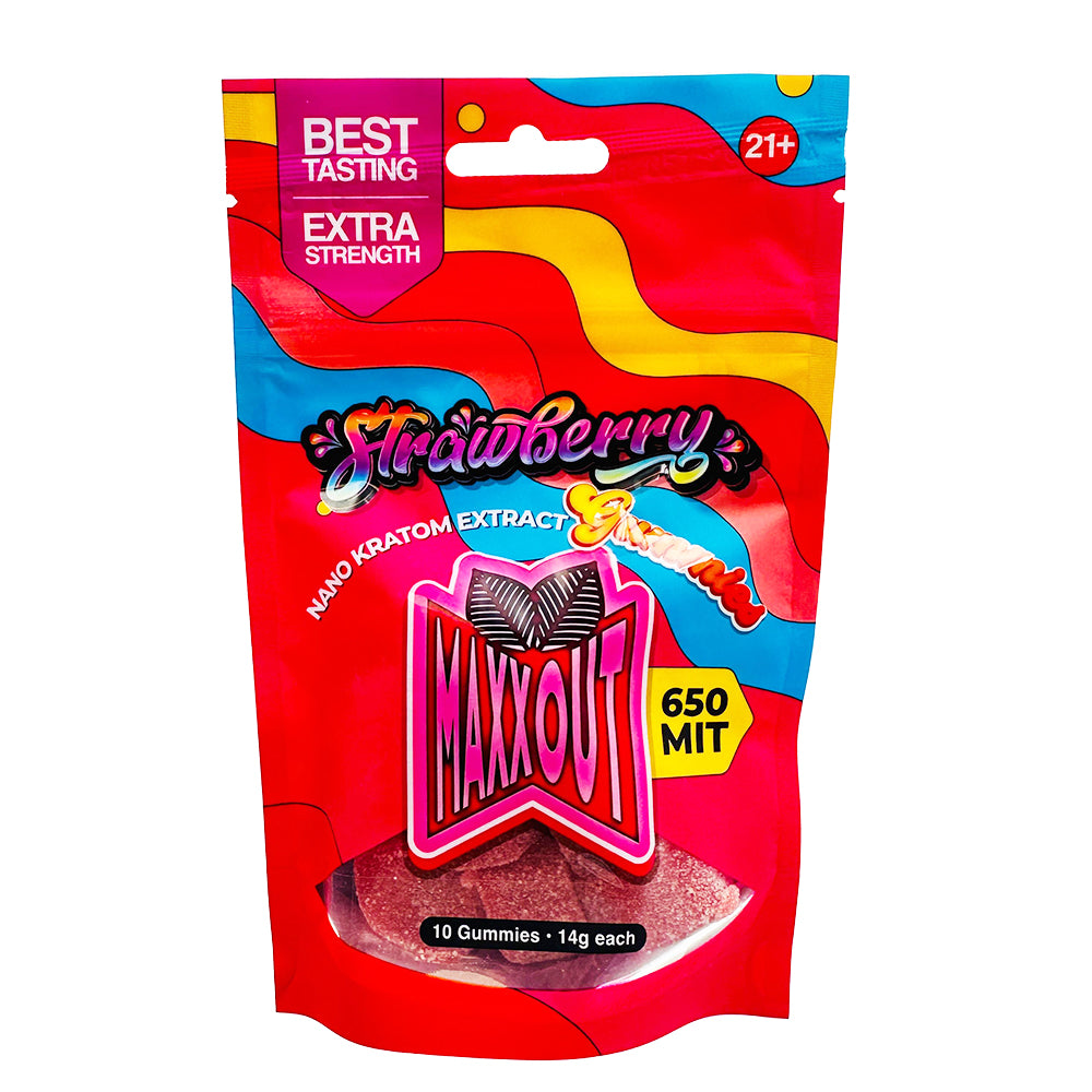 Maxx Out Kratom - Gummies - 650mg - 10pk - 5ct