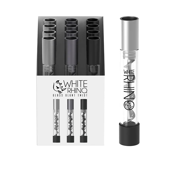 White Rhino - Blunt - 12ct - Glass Twist