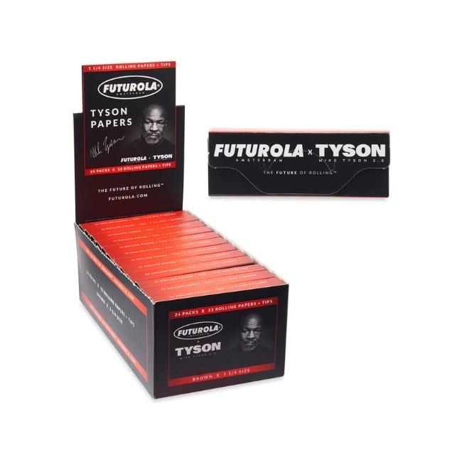 Futurola - Tyson Papers - 1 1/4 w/ Tips - 33pk - 24ct