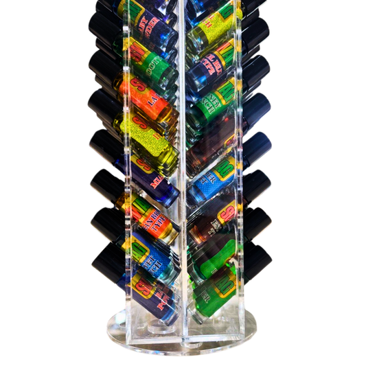 Swag - 120ct Assorted Body Oil Rotating Counter Display
