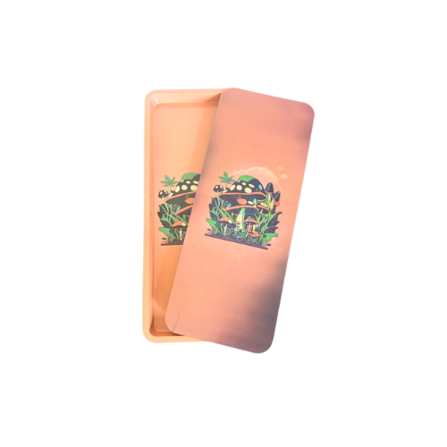 Rolling Tray - 3D Long Tray w/ Lid - 17" x 7"