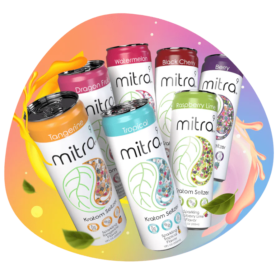Mitra9 - Kratom Seltzer - 45mg - 12oz