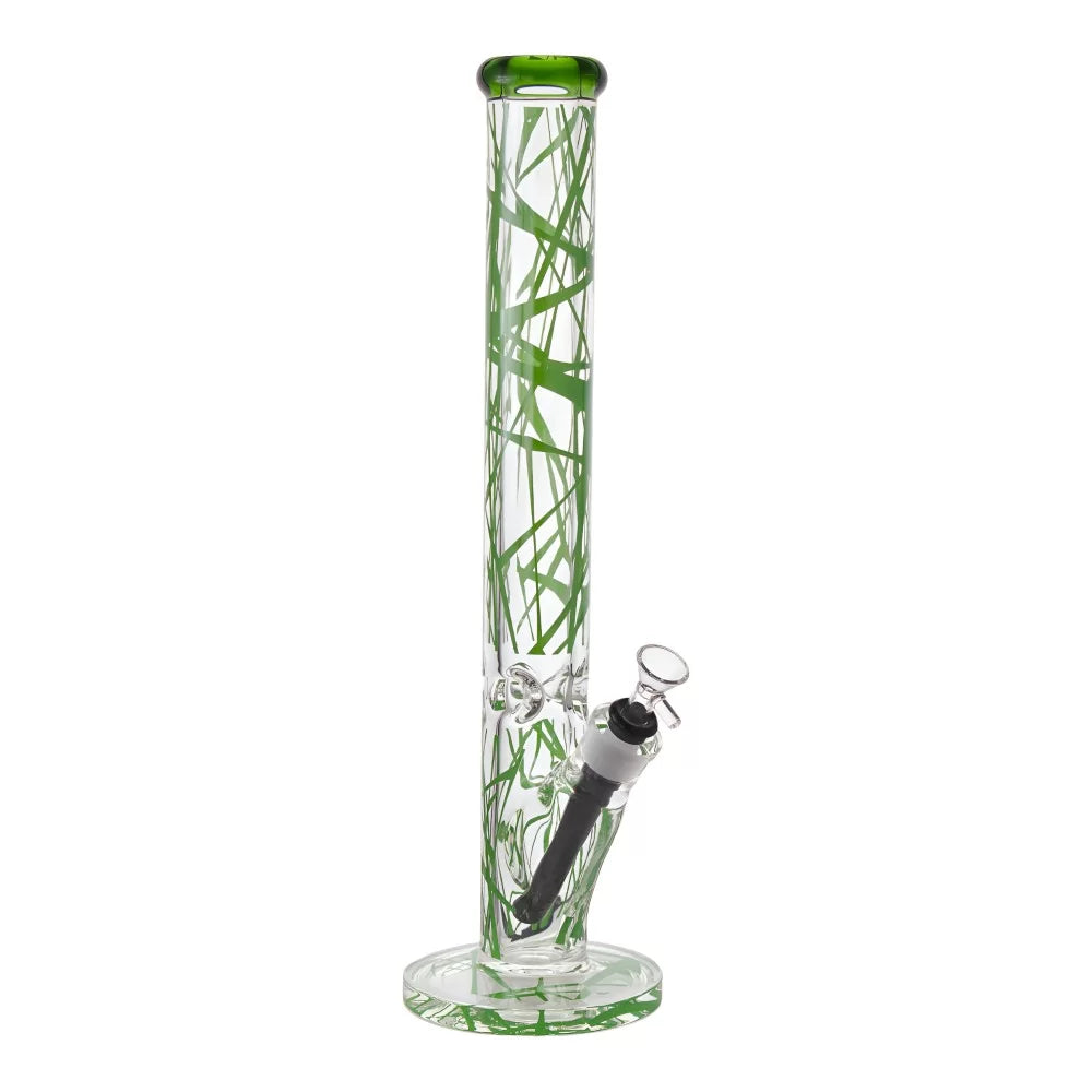 WP - 17.5" Shattered Line Art Straight Tube