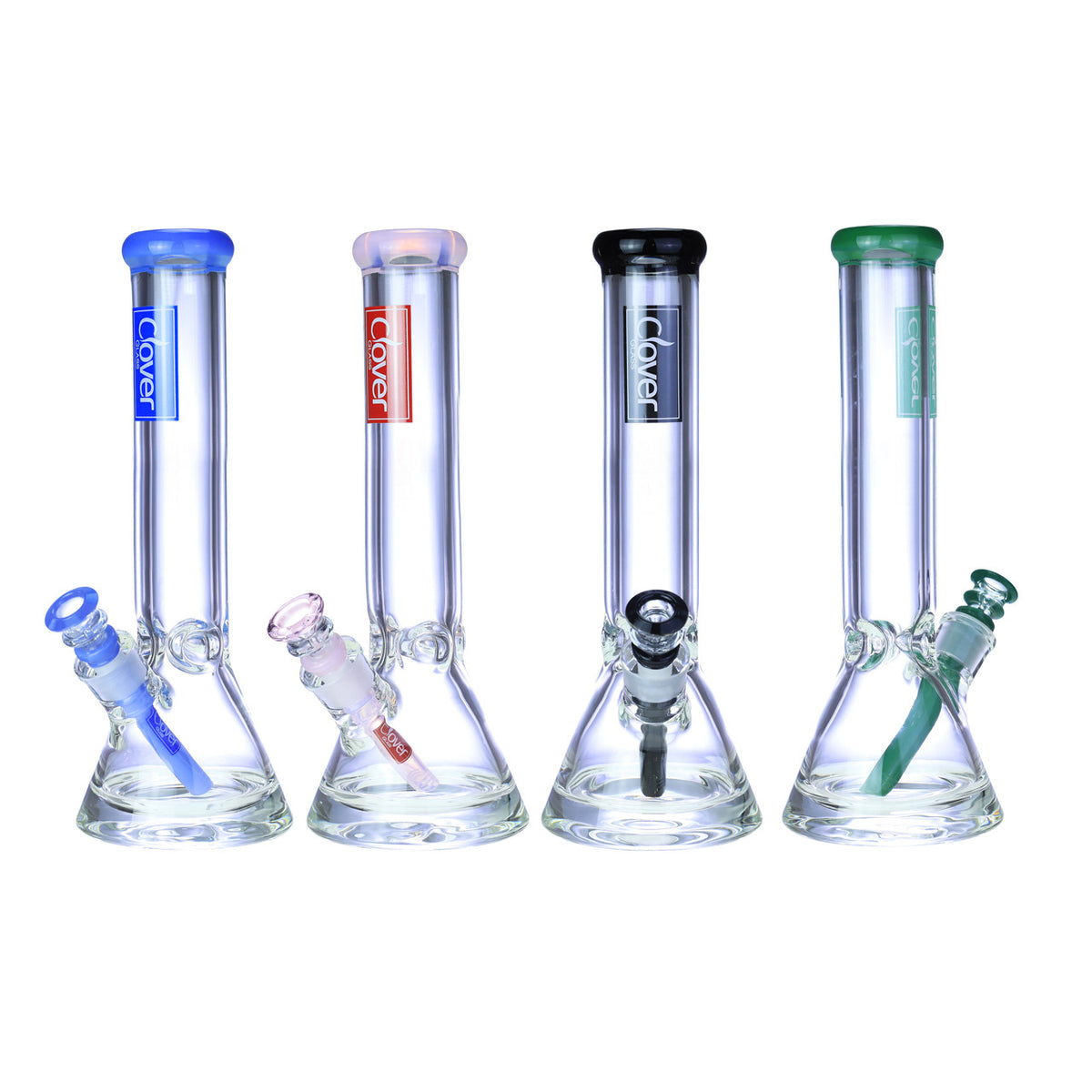 Clover Glass - WP - 9mm Colored Rim - Assorted Sizes