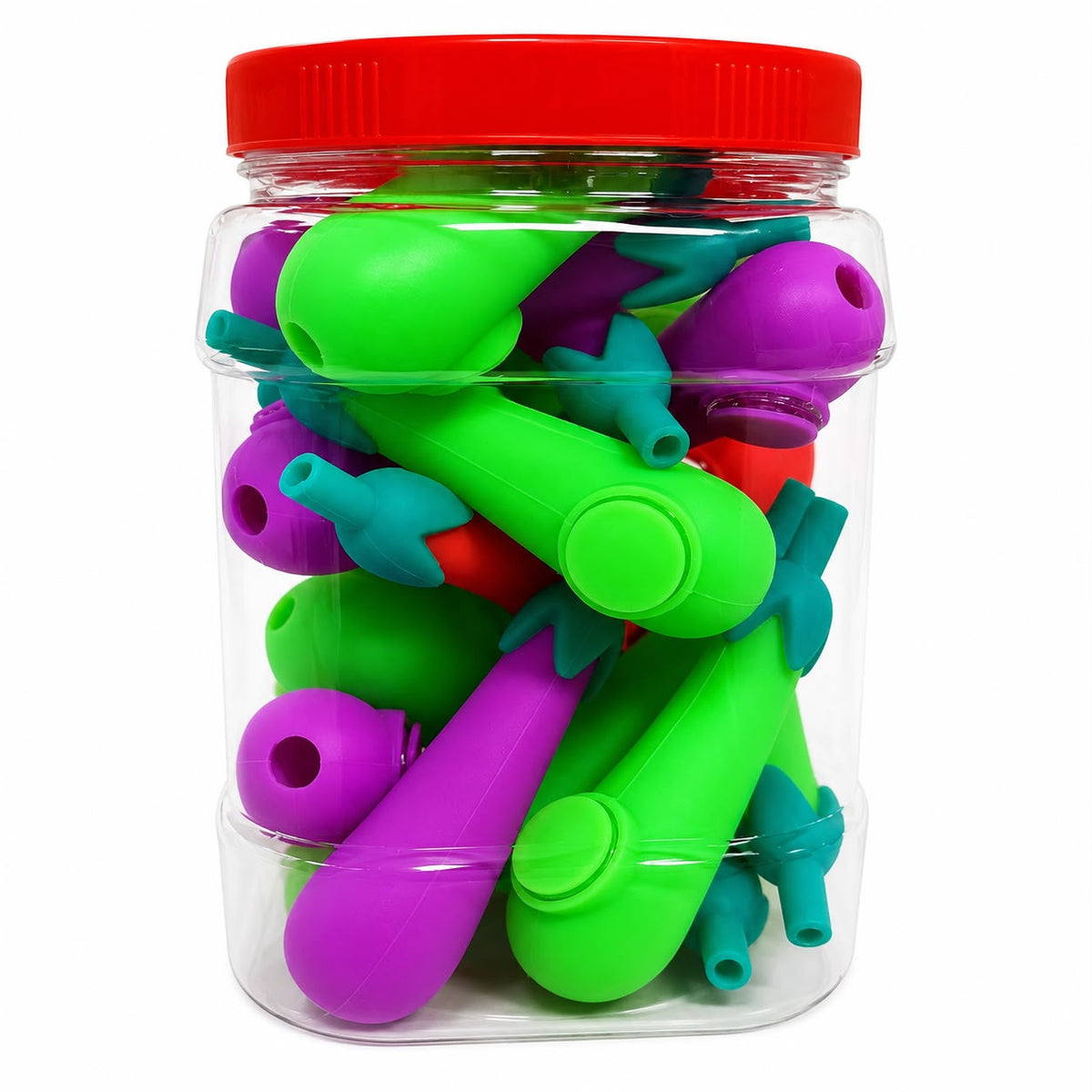 HP - 18ct - 4" Silicone Eggplant - Asst