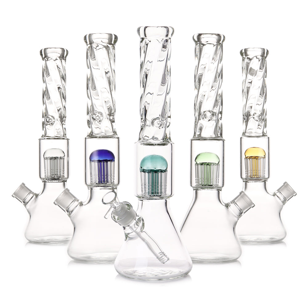 WP - 16" Twist Tree Perc Beaker - Asst