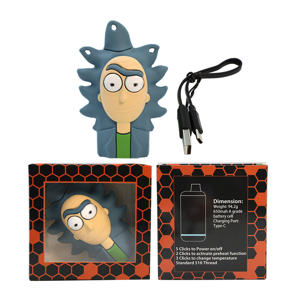 510 Battery - Discreet Rick - 650mAh