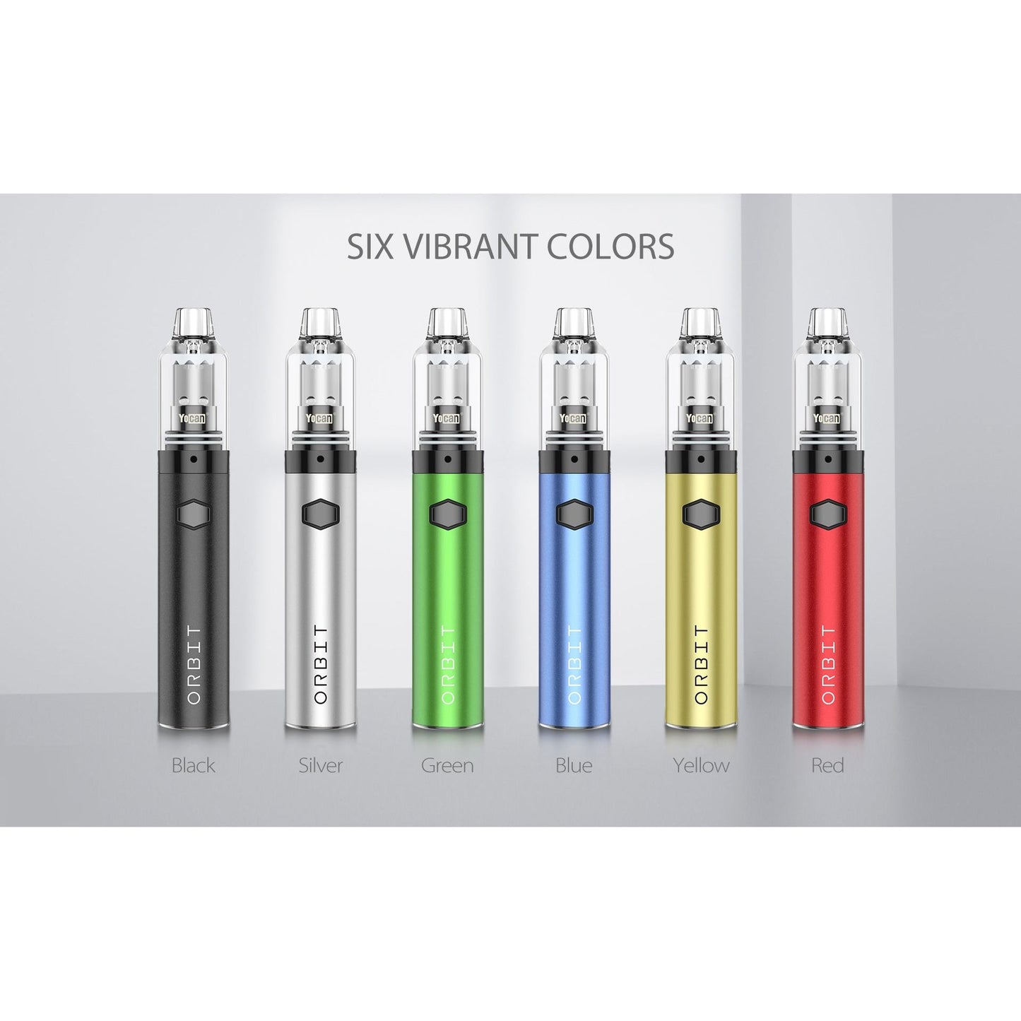 Wulf Orbit Concentrate Vaporizer W/Terp Beads - Black Green Splatter
