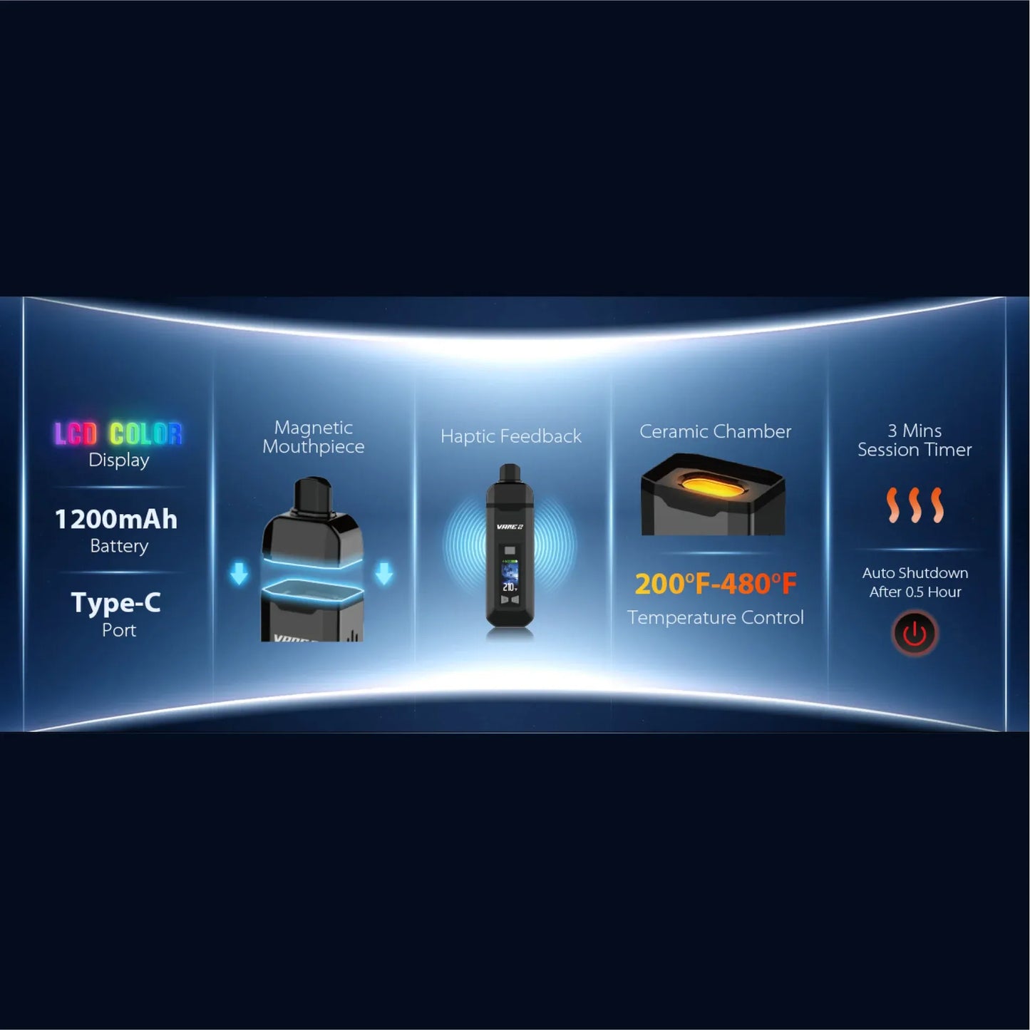 Yocan - Vane 2 - Dry Herb Vaporizer