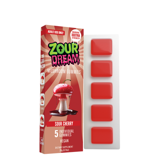 Zour Dream - 20mg Mushroom Gummies - 5pk - 10ct