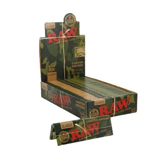 Raw - Papers - Classic Camo - 1 1/4 - 50pk - 24ct +