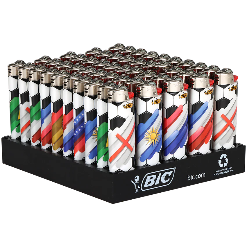 Bic - Lighter - 50ct - Soccer Flag