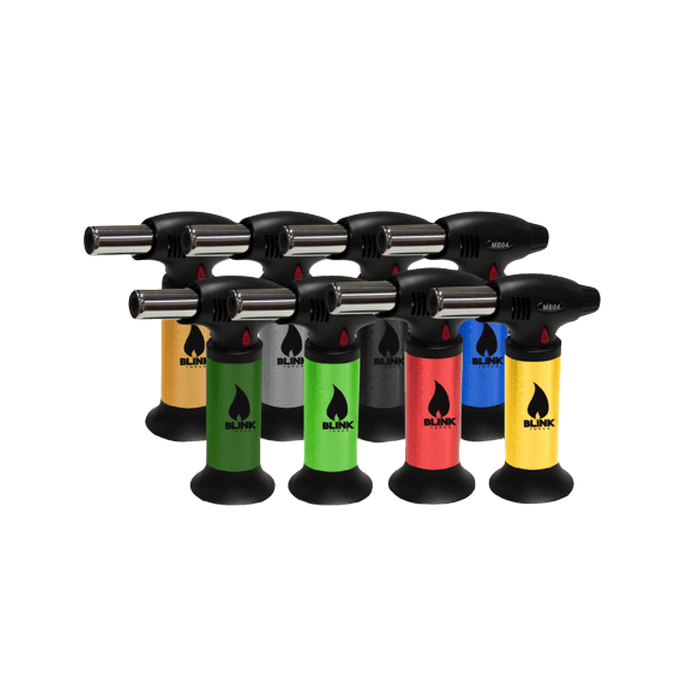 Blink Butane Adjustable Flame Torches (MB04) - Assorted Colors