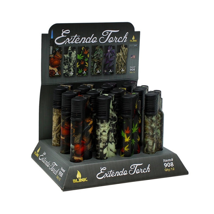 Blink Extendo Torch Lighters - 12ct